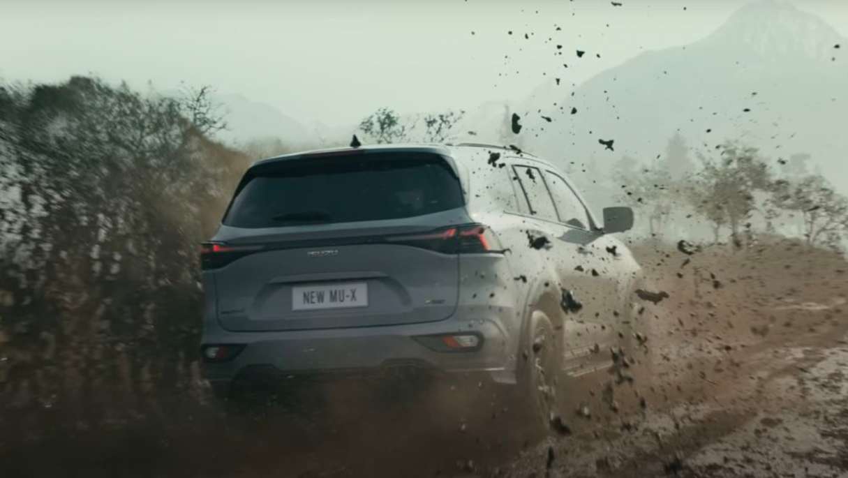 The new Isuzu MU-X promises to be tough off road.